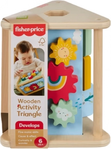 Drevený aktívny trojuholník Fisher-Price