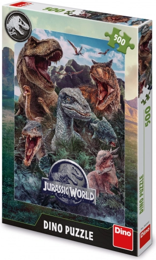 Puzzle Jurský Svet 500 dielikov