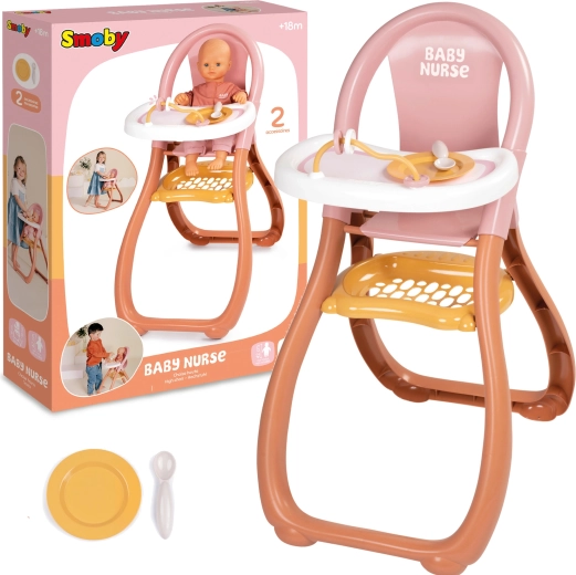 Smoby Baby Nurse jedálenská stolička pre bábiky