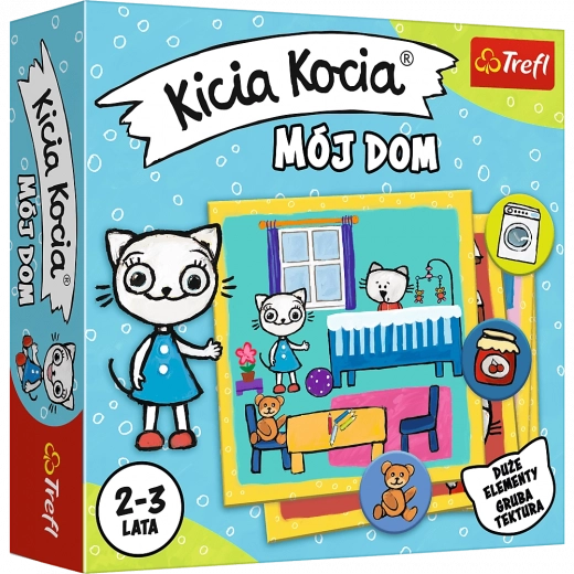 Kartová hra Kocúr Kicia Môj dom pre deti