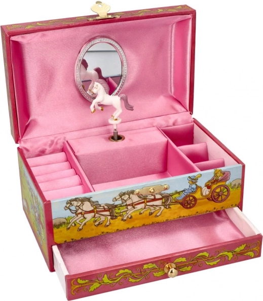 Šperkovnica Goki s melódiou Labutie jazero