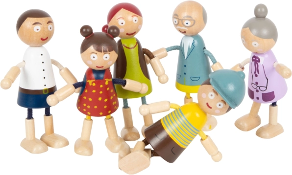 drevetné figúrky rodina od Small Foot