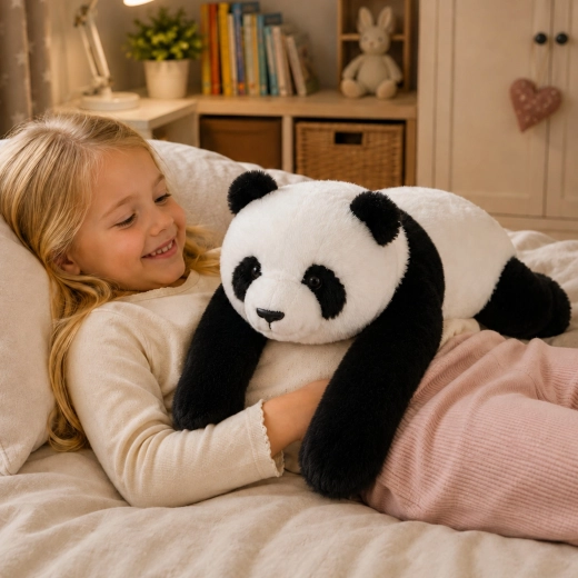 Extra veľká a skvele mojkavá panda (65 cm)