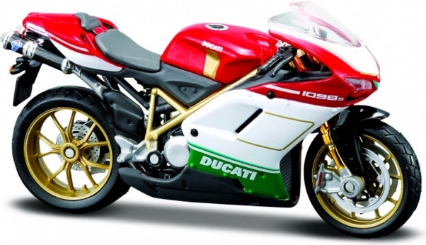 Model motocykla Ducati 1098S so stojanom 1/18
