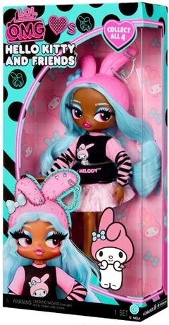 Módna bábika L.O.L. Surprise O.M.G. Hello Kitty a My Melody - 1 kus