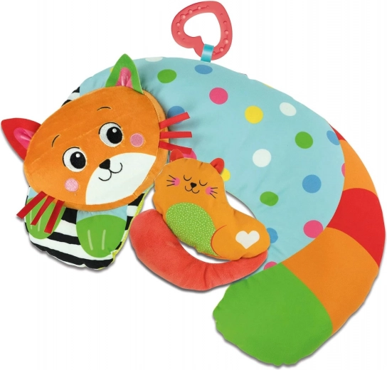 Clementoni Baby vankúšik na hranie na brušku Kitty Cat