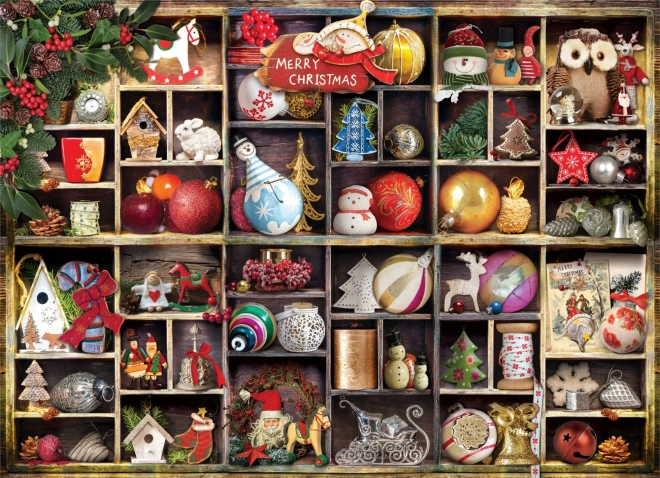 Eurographics puzzle Vianočné ozdoby 1000 dielikov