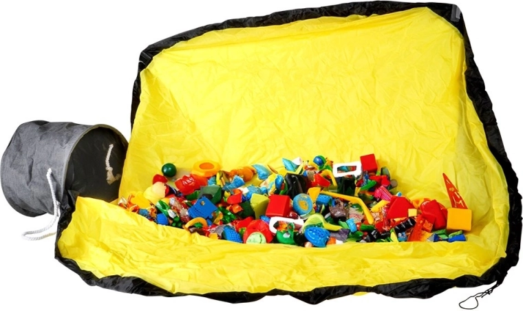 Rýchle pozbieranie hračiek vďaka sťahovacej podložke