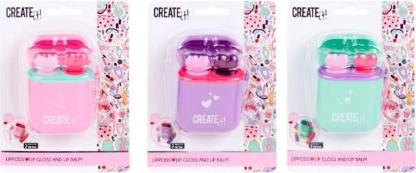 LipPods lesk a balzam na pery CREATE IT! s príveskom na kľúče