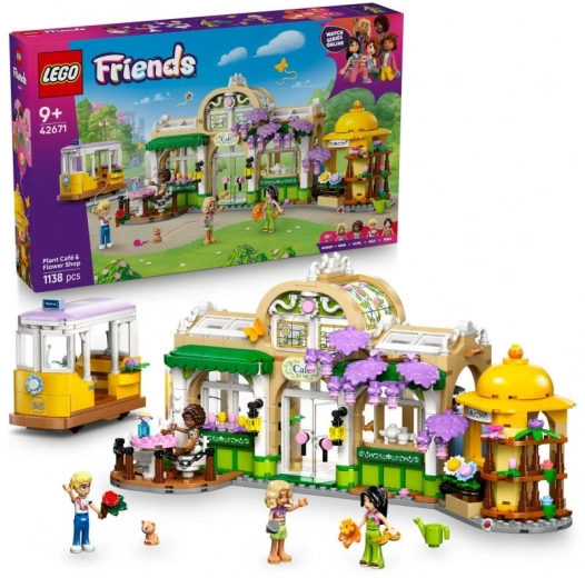 lego friends zelená kaviareň a kvetinárstvo