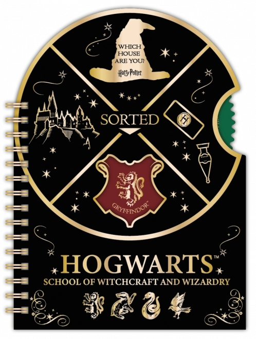 Harry Potter blok so spinnerom Rokfort, linajkovaný