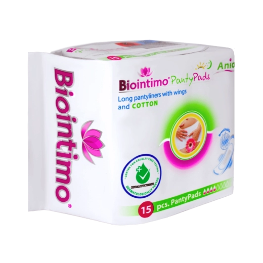 Biointimo Anion dámske intímne vložky na každý deň s krídelkami