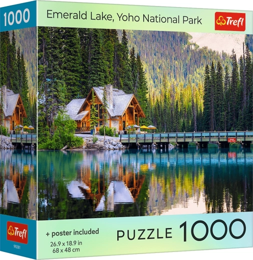 Puzzle TREFL Emerald Lake 1000 dielikov