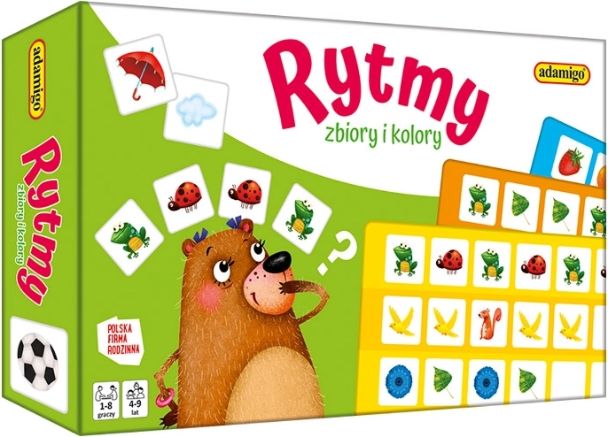 Vzdelávacia hra rytmy, zbierky a farby