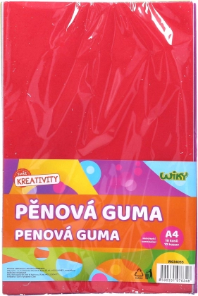 Samolepiaca penová guma A4 20x30 cm, 10 ks