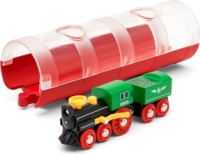BRIO World tunel a parný vlak