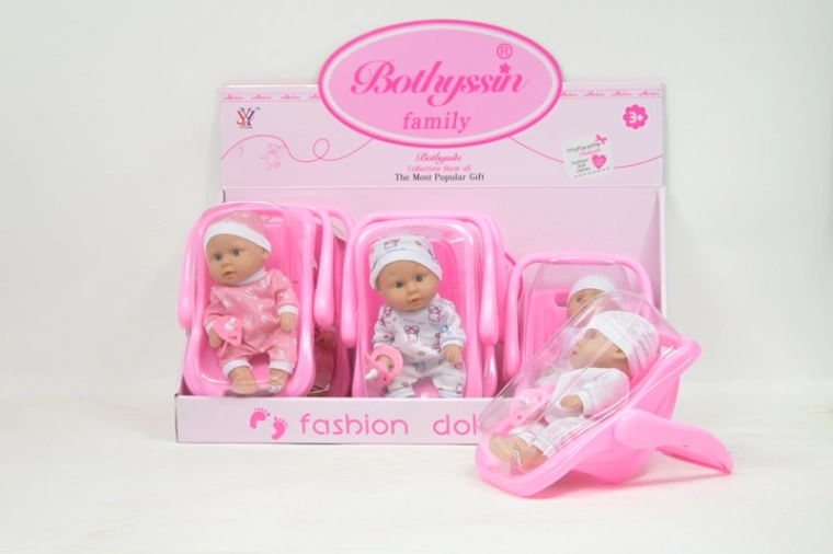 Mini figúrky bábätiek v nosiči (6 ks)