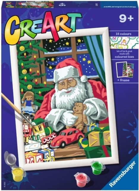 CreArt maľovanie pre deti Otec Vianoc