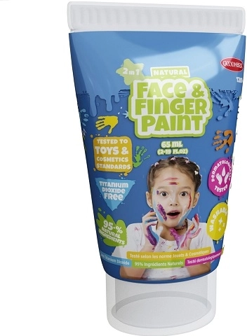 Boti Natural modrá farba na maľovanie prstami a na tvár 65 ml