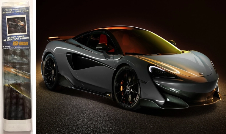 Norimpex diamantové maľovanie McLaren 600LT 30 × 40 cm