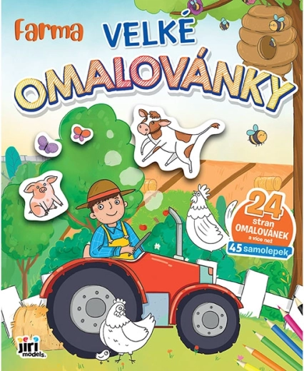 Veľké omaľovánky farma