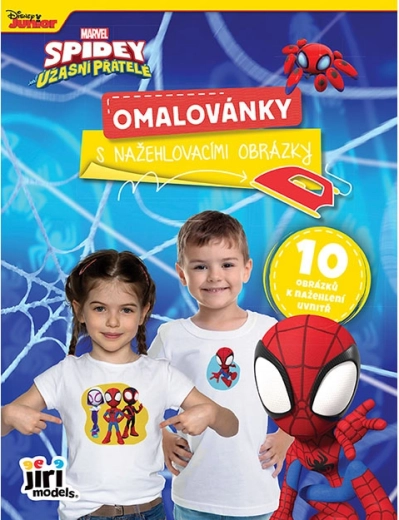 Omaľovánka so zažehlovacími obrázkami Spidey