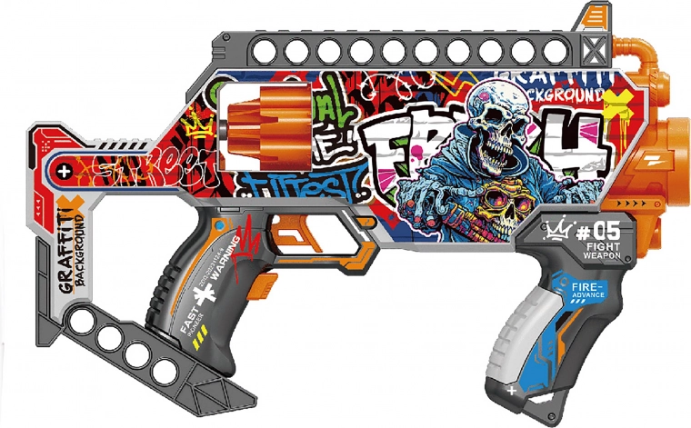 Samopal na penové náboje revolver 35 cm