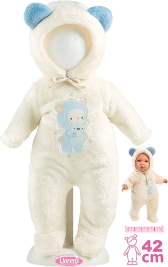 Llorens oblečenie pre bábiku New Born 40–42 cm, 2-dielne