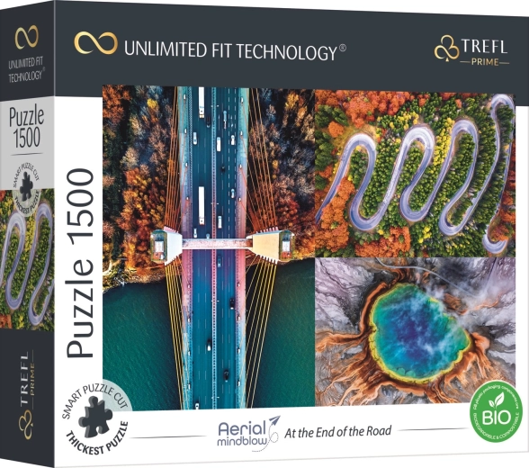 Trefl puzzle UFT Aerial Mindblow: Na konci cesty 1500 dielikov