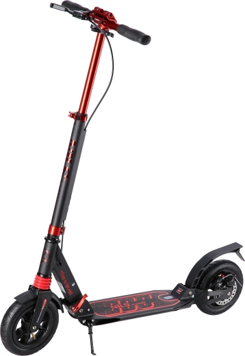 Skladacia mestská kolobežka NILS Extreme HM209T čierno‑červená