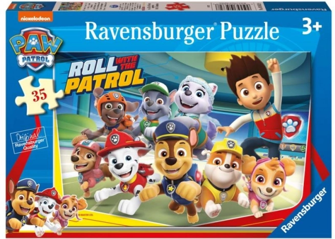 Puzzle Ravensburger Labková patrola – silná jednotka (35 dielikov)