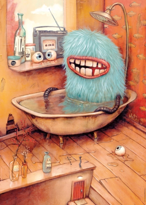 Puzzle HEYE Zozoville: Vo vani 1000 dielikov