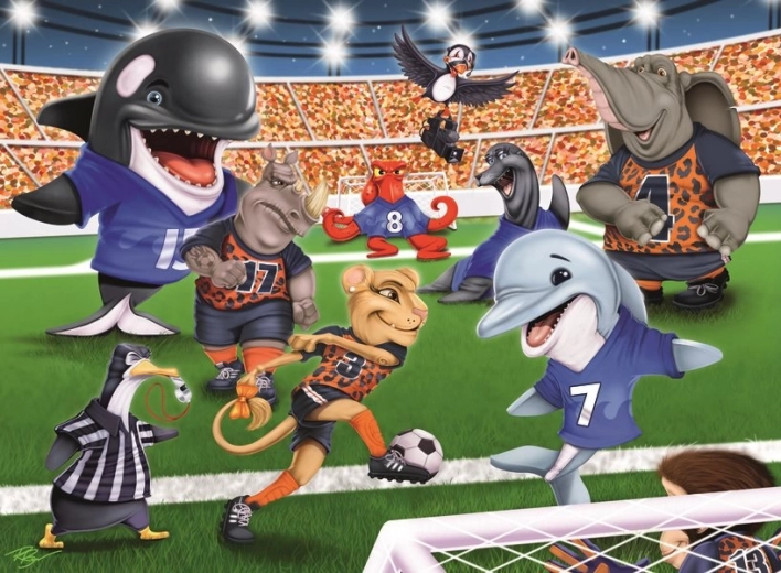 Puzzle Futbalové radovánky XXL 150 dielikov