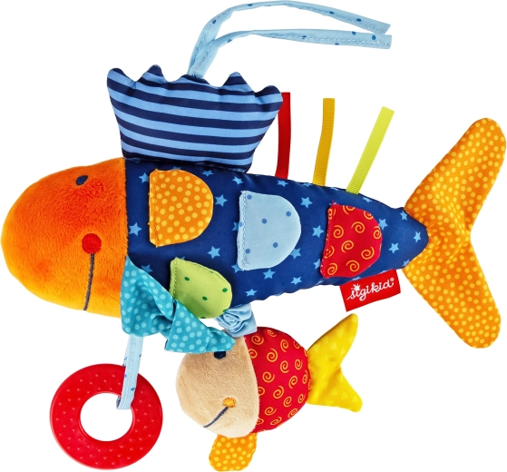 Aktívna plyšová rybka pre bábätká 26 cm Sigikid