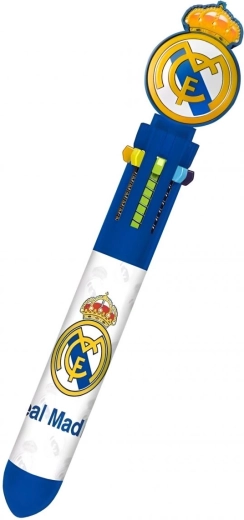 Viacfarebné pero Real Madrid s 3D topperom - 1 kus