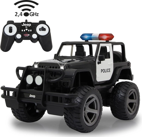 RC Jeep Wrangler Police s diaľkovým ovládaním