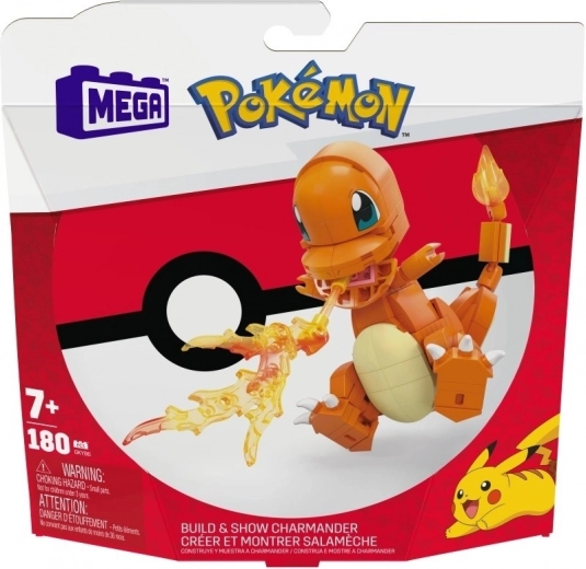 Stavebnica Pokémon Squirtle stredná – figúrka na zostavenie – Charmander