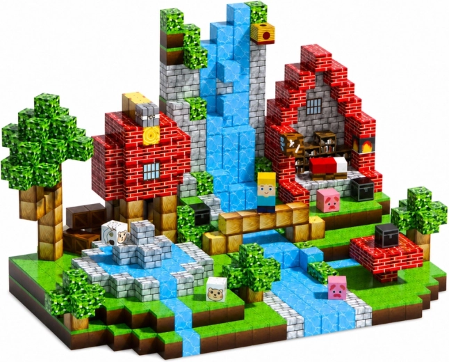 Pixelový fantasy motív pre kreatívne scénky