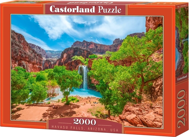 Castorland puzzle Vodopády Havasu v Arizone, USA, 2000 dielikov