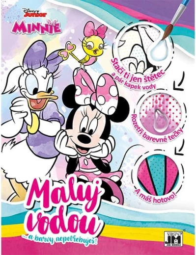 Maľuj vodou A4 Minnie