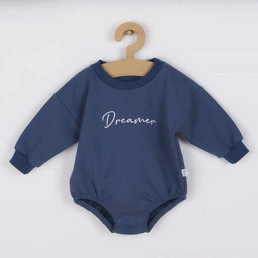 Dojčenské teplákové body baggy Koala Dreamer modré
