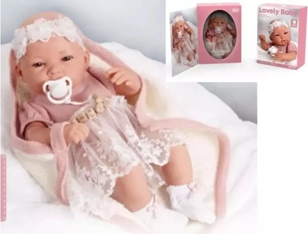 Bábika bábätko 38 cm v nosiči