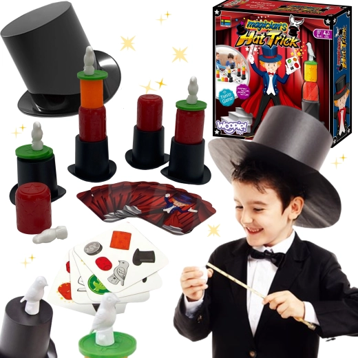 Woopie Malý Kúzelník - Magická hra s klobúkom pre deti 4+