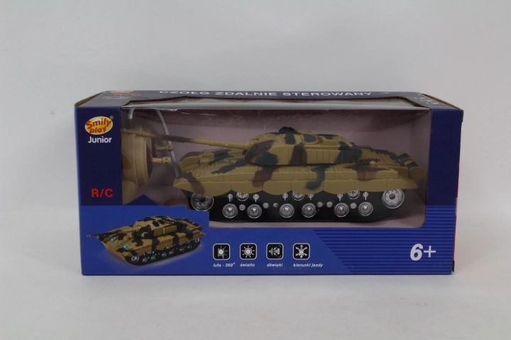 Diaľkovo ovládaný tank SmilyPlay s nabíjačkou