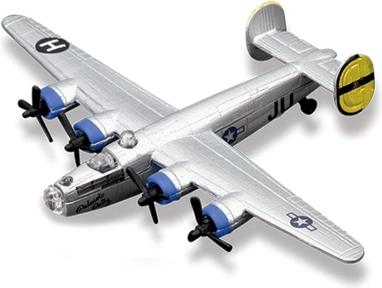 Maisto Fresh Metal Tailwinds lietadlo B-24 Liberator strieborné