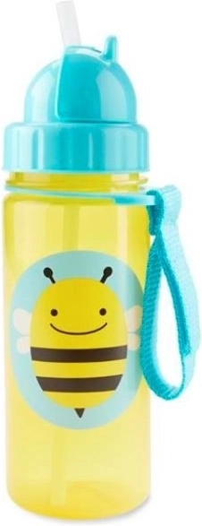 Skip Hop Zoo hrnček so slamkou včela 385 ml