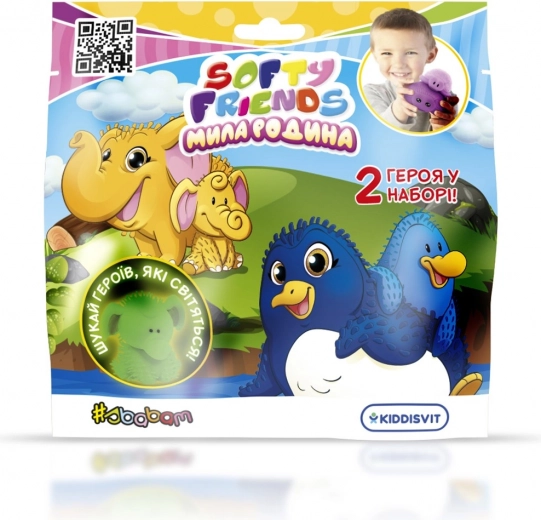 Roztiahnuteľné plyšové zvieratká Softy Friends – Rocza Rodina