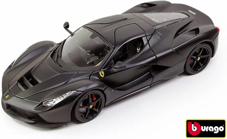 Bburago Ferrari LaFerrari matná čierna 1:18