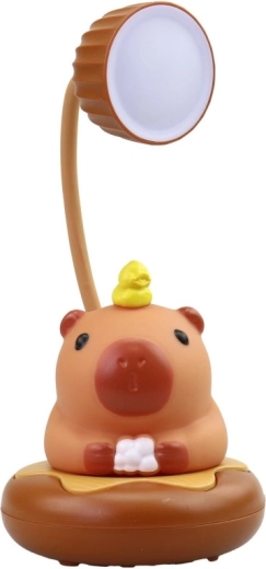 Roztomilý dizajn kapibary ako dekorácia aj svetlo