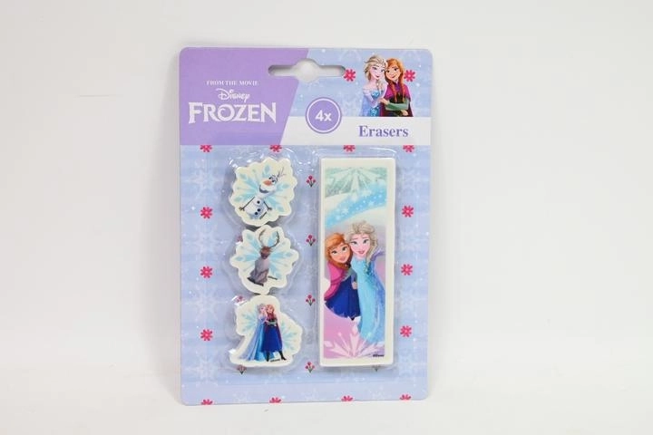 Sada gúm na gumovanie Frozen – 4 ks